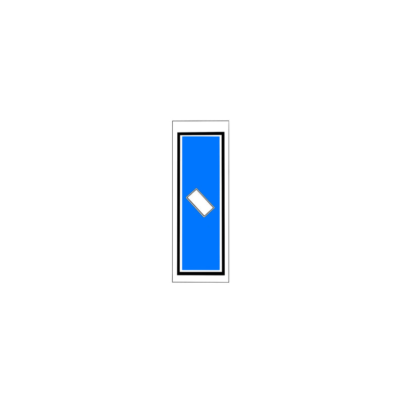 Senjafuda Simple Sticker Blue