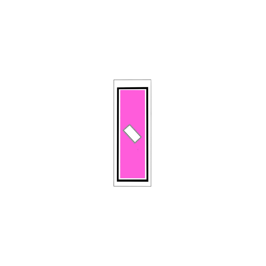 Senjafuda Simple Sticker  Pink