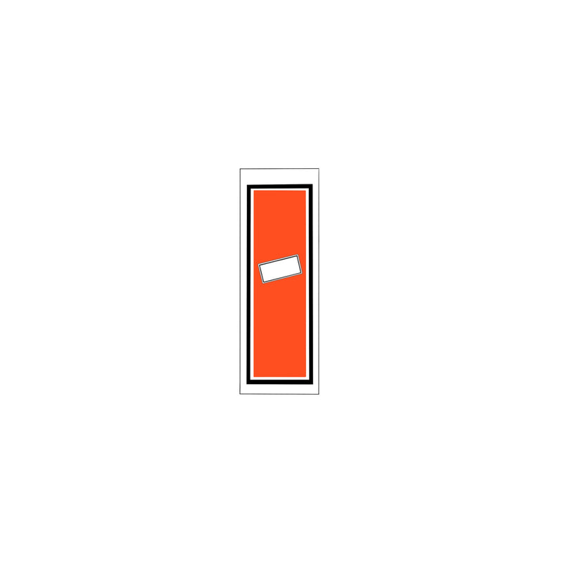 Senjafuda Simple Sticker  Red