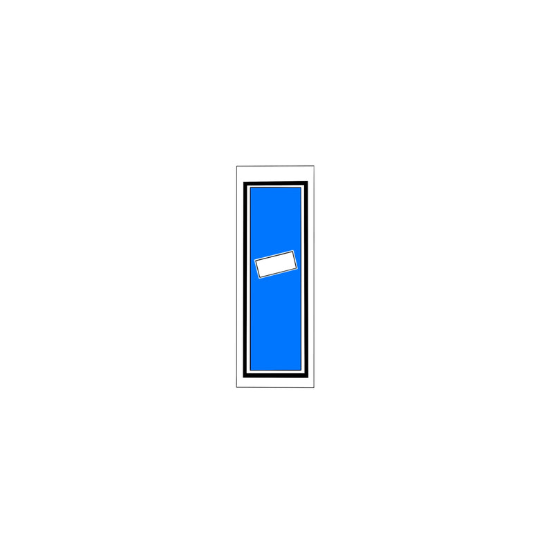 Senjafuda Simple Sticker Blue