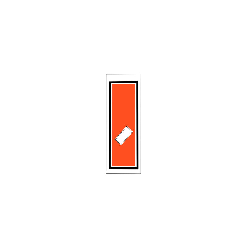 Senjafuda Simple Sticker  Red