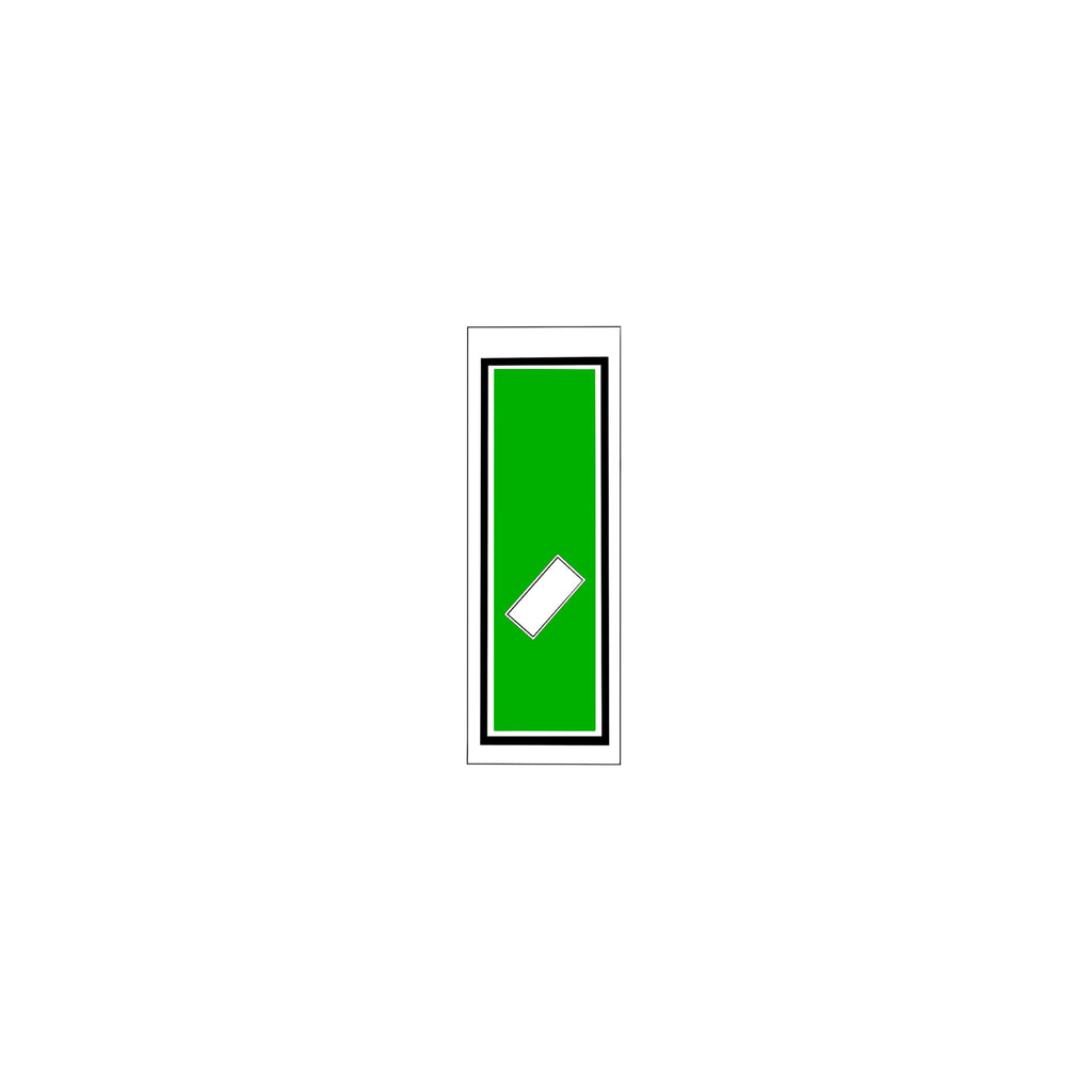 Senjafuda Simple Sticker Green