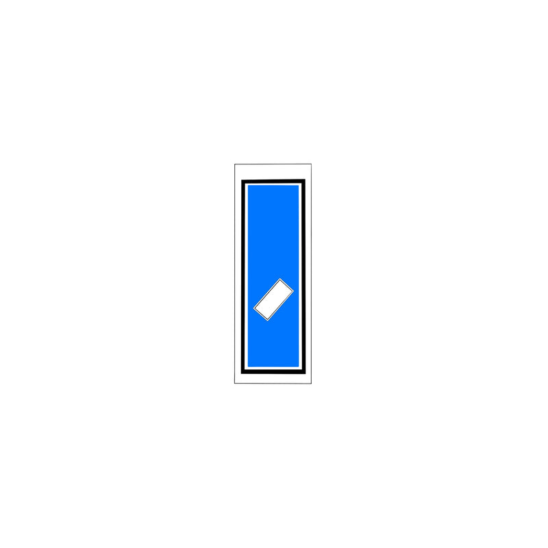 Senjafuda Simple Sticker Blue