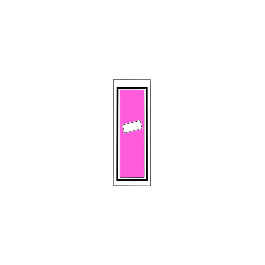 Senjafuda Simple Sticker  Pink